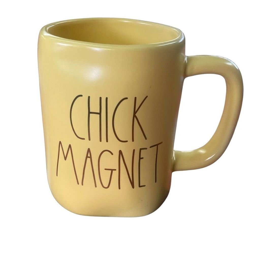 Rae Dunn Coffee Mug‎ Chick Magnet Yellow Cup